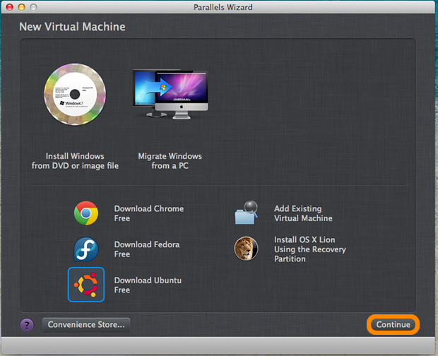 ubuntu virtual image for mac